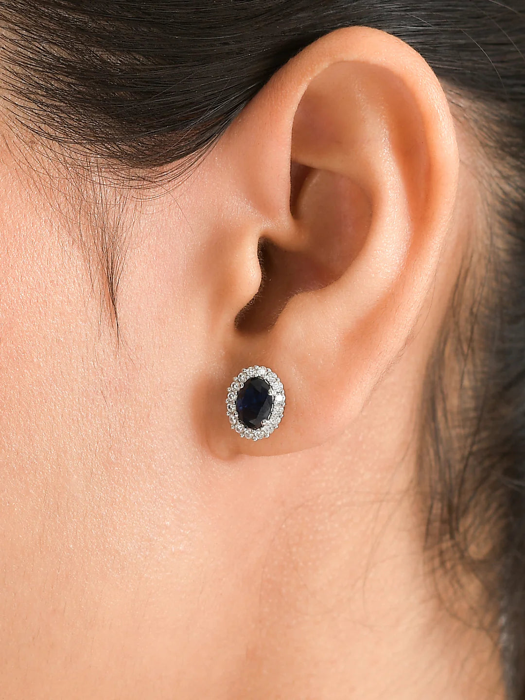 Blue Sapphire Earrings