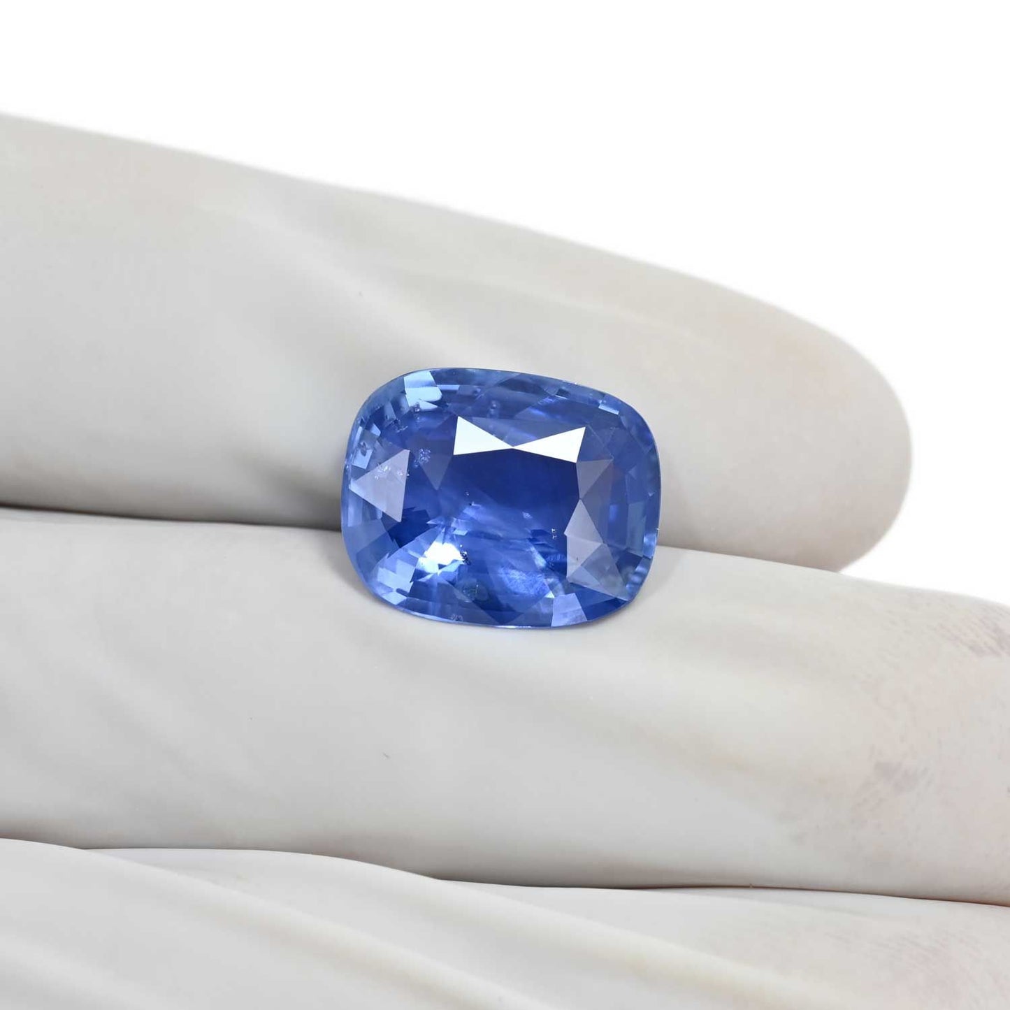 5.3 Ct Natural Blue Sappire Gemstone Rectangular Shape