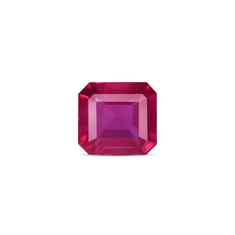 3.5 Ct Natural Ruby Gemstone Rectangular Shape