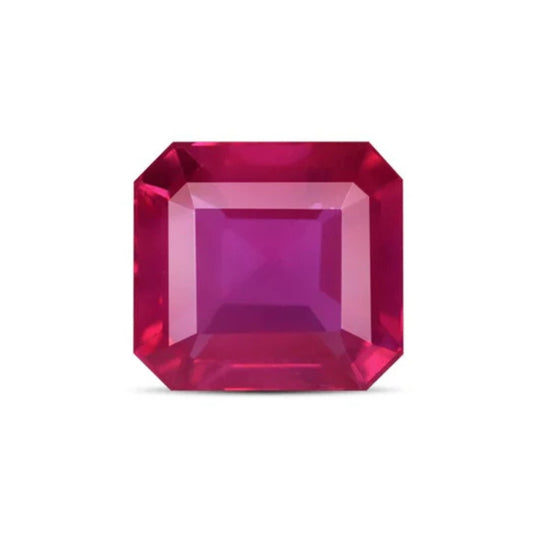 3.5 Ct Natural Ruby Gemstone Rectangular Shape